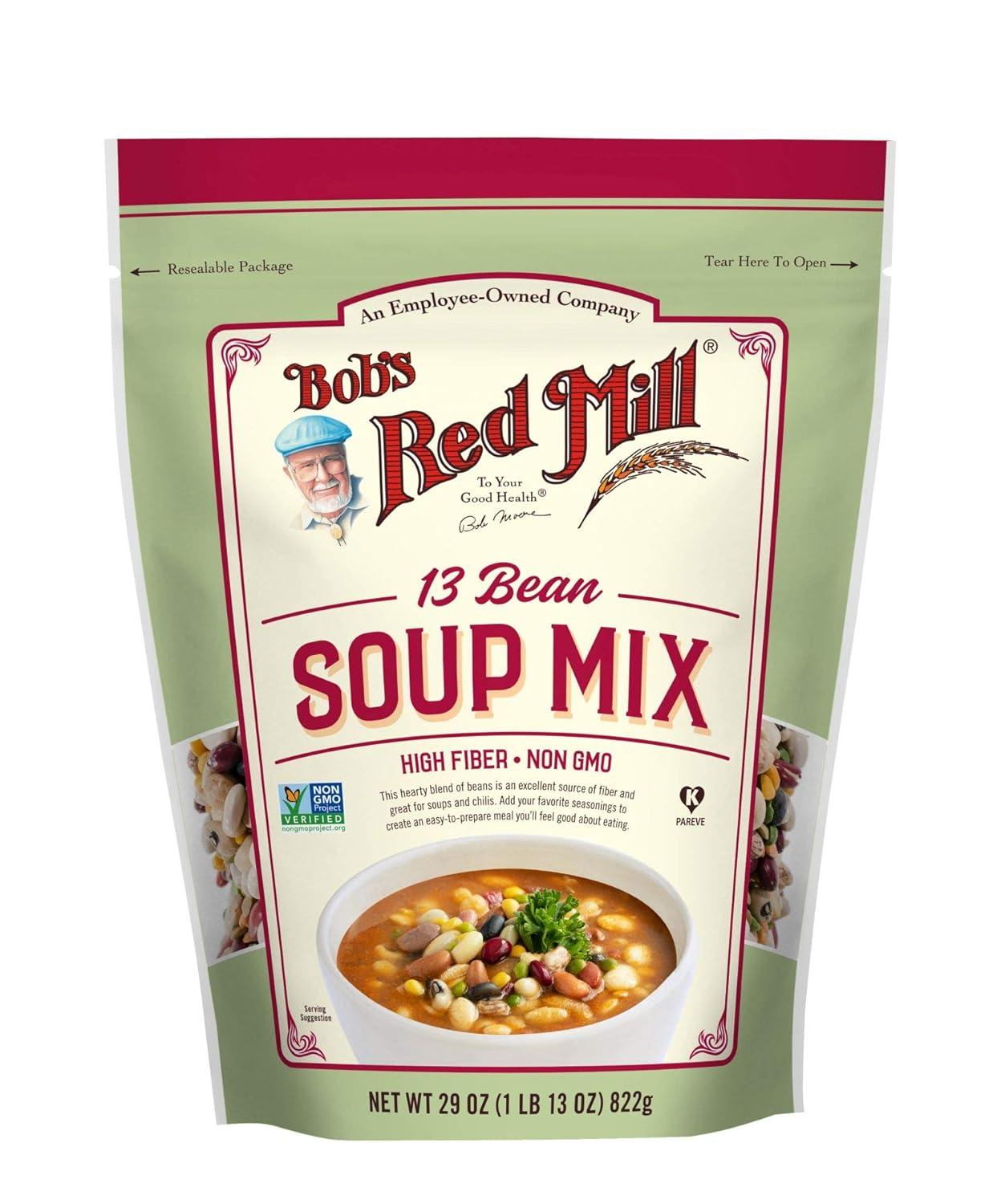 imageBobs Red Mill 13 Bean Soup Mix 29oz Pack of 1 Non GMO Vegan Kosher29 Ounce Pack of 4