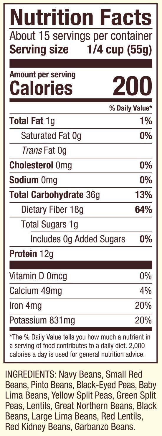 imageBobs Red Mill 13 Bean Soup Mix 29oz Pack of 1 Non GMO Vegan Kosher29 Ounce Pack of 4