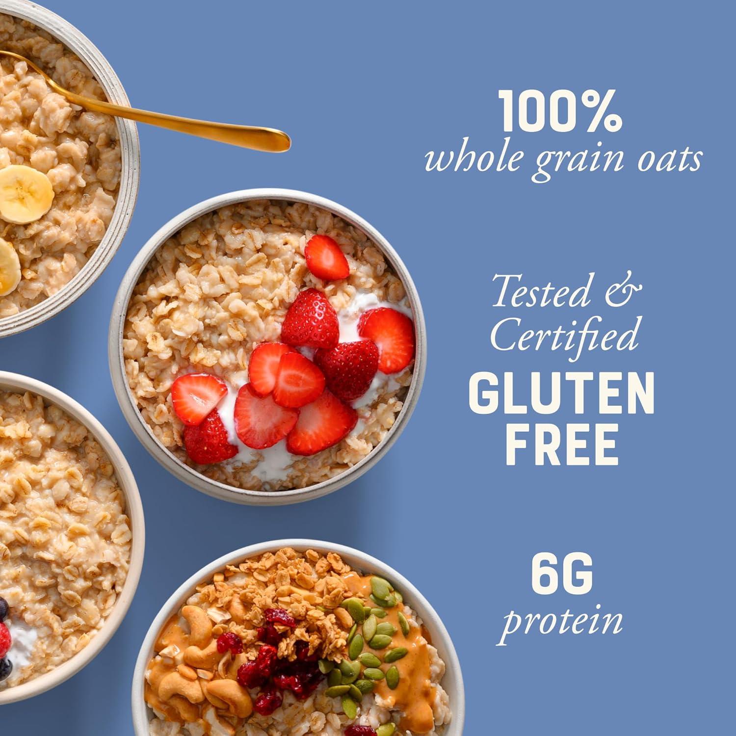 imageBobs Red Mill Gluten Free Old Fashioned Rolled Oats 32oz Pack of 4 Non GMO Whole Grain Vegan KosherGF Old Fashioned