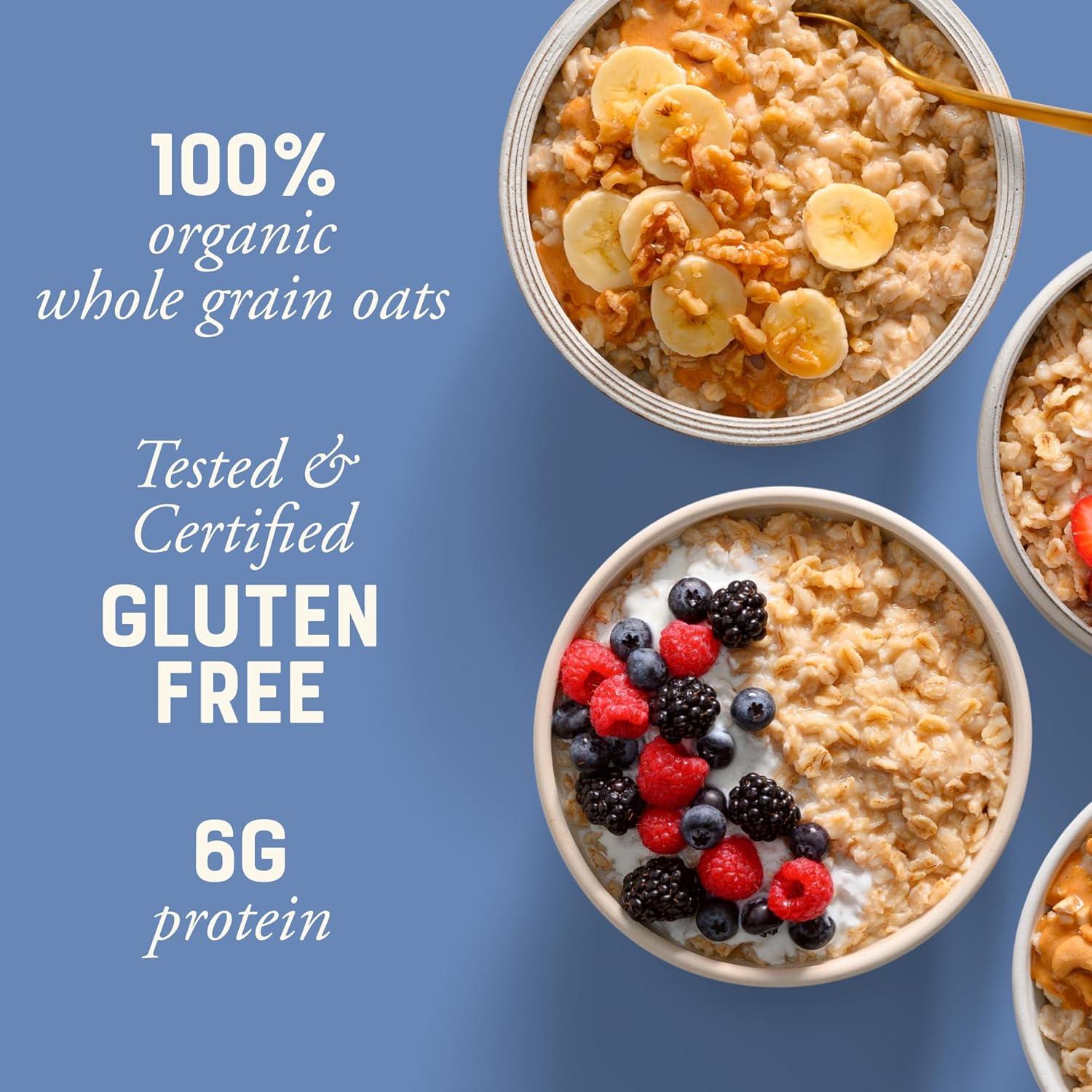 imageBobs Red Mill Gluten Free Organic Old Fashioned Rolled Oats 32oz Pack of 4 Non GMO Whole Grain Vegan KosherOG GF Old Fashioned Oats