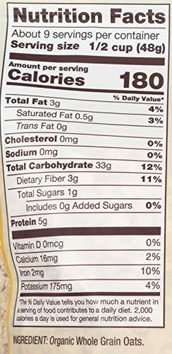 imageBobs Red Mill Gluten Free Organic Steel Cut Oats 24oz Pack of 4 Non GMO Whole Grain Vegan Kosher16 Ounce Pack of 1