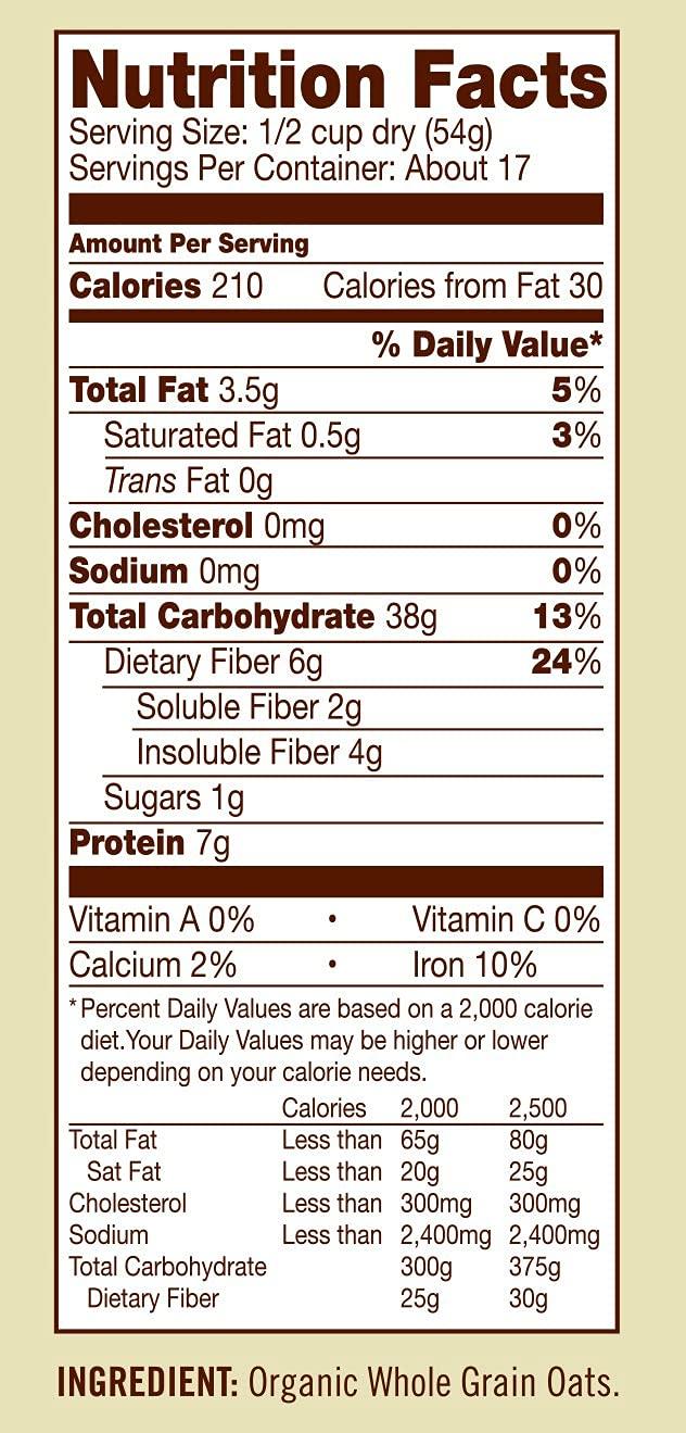 imageBobs Red Mill Gluten Free Organic Steel Cut Oats 24oz Pack of 4 Non GMO Whole Grain Vegan Kosher32 Ounce Pack of 1