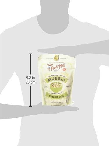 imageBobs Red Mill Gluten Free Tropical Muesli 14oz Pack of 4 Gluten Free Non GMO Whole Grain Kosher14 Ounce Pack of 2