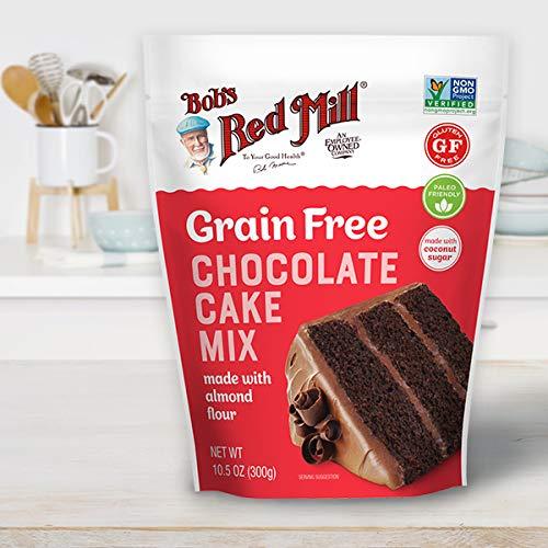 imageBobs Red Mill Grain Free Chocolate Cake Mix 105oz Pack of 5 Non GMO Grain Free Paleo Friendly Kosher105 Ounce Pack of 5