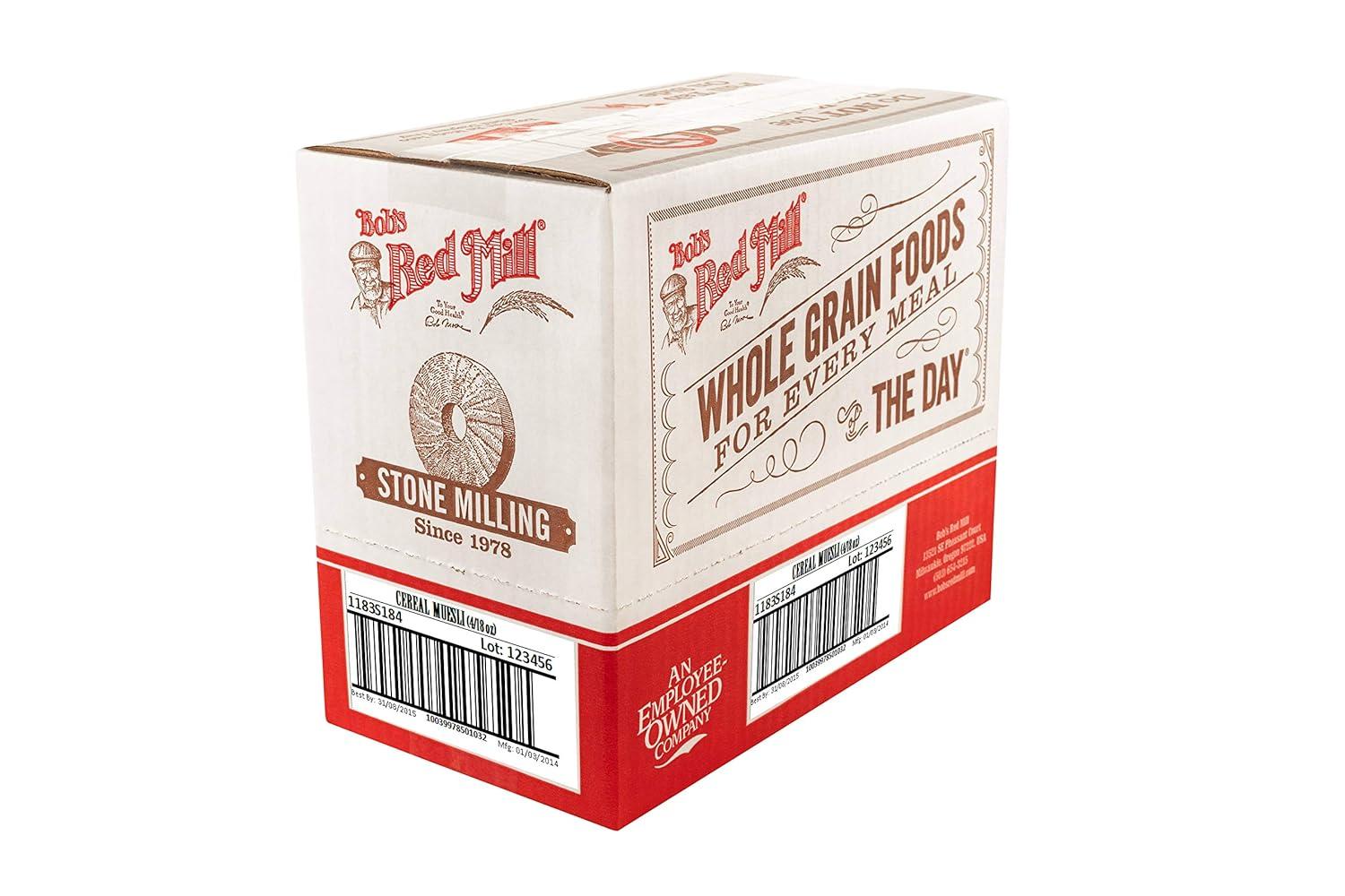 imageBobs Red Mill Old Country Style Muesli 40oz Pack of 4 Non GMO Whole Grain Vegan Kosher18 Ounce Pack of 4