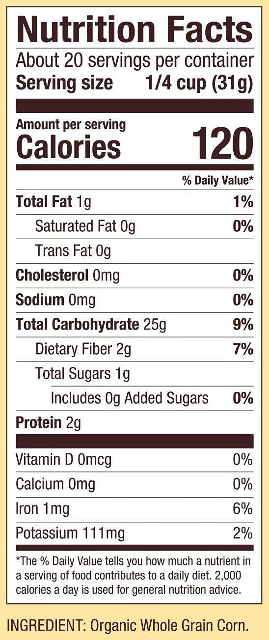 imageBobs Red Mill Organic Corn Flour 22oz Pack of 4 Non GMO Whole Grain Vegan Kosher22 Ounce Pack of 2