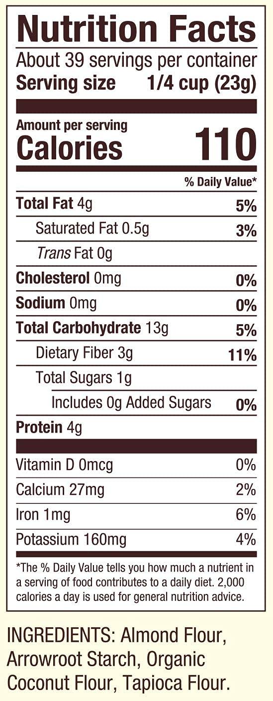 imageBobs Red Mill Paleo Baking Flour 16oz Pack of 4 Gluten Free Non GMO Vegan Paleo Friendly Kosher32 Ounce Pack of 1