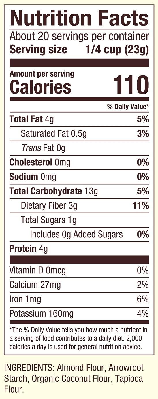 imageBobs Red Mill Paleo Baking Flour 16oz Pack of 4 Gluten Free Non GMO Vegan Paleo Friendly Kosher64 Ounce Pack of 1