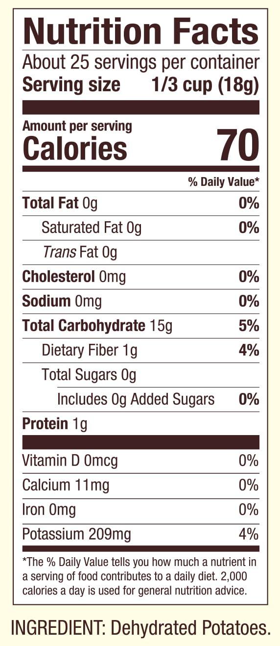 imageBobs Red Mill Potato Flakes 16oz Pack of 4 Non GMO Vegan Kosher16 Ounce Pack of 4