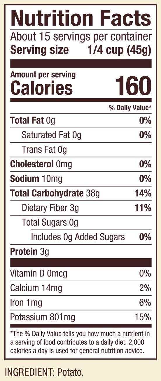 imageBobs Red Mill Potato Flour 24oz Pack of 4 Non GMO Vegan Kosher24 Ounce Pack of 1