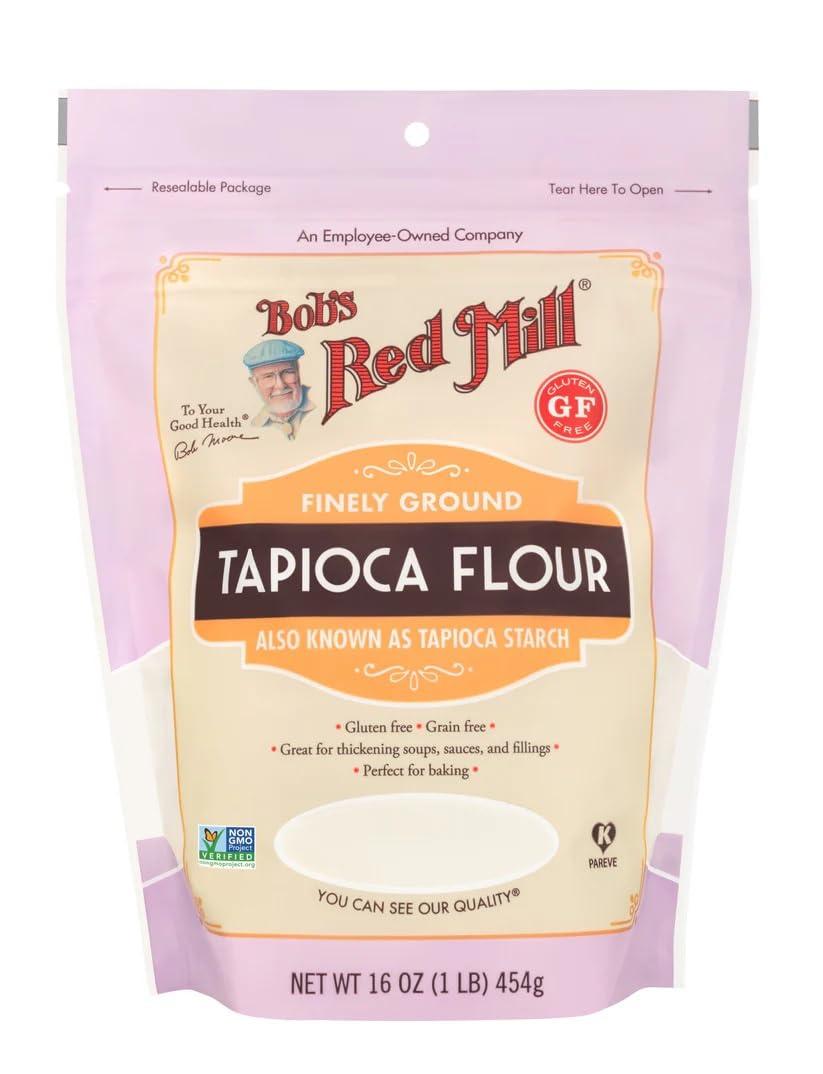 imageBobs Red Mill Tapioca Flour 16oz Pack of 4 Non GMO Vegan Paleo Friendly KosherResealable