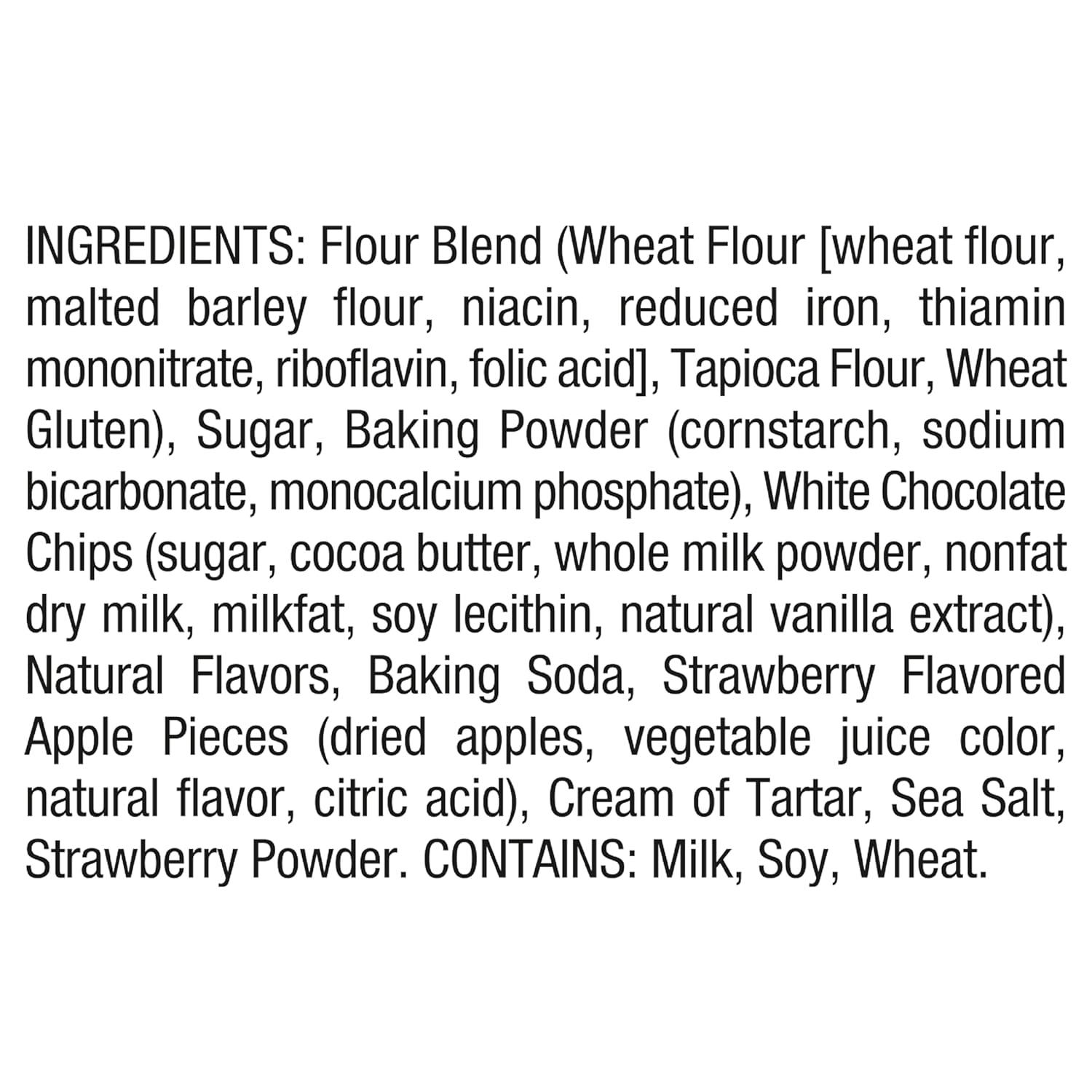 imageBobs Red Mill White Chocolate amp Strawberry Pancake Mix 20oz Pack of 4 Just Add Water Makes 3240 Pancakes per BagWhite Chocolate Strawberry