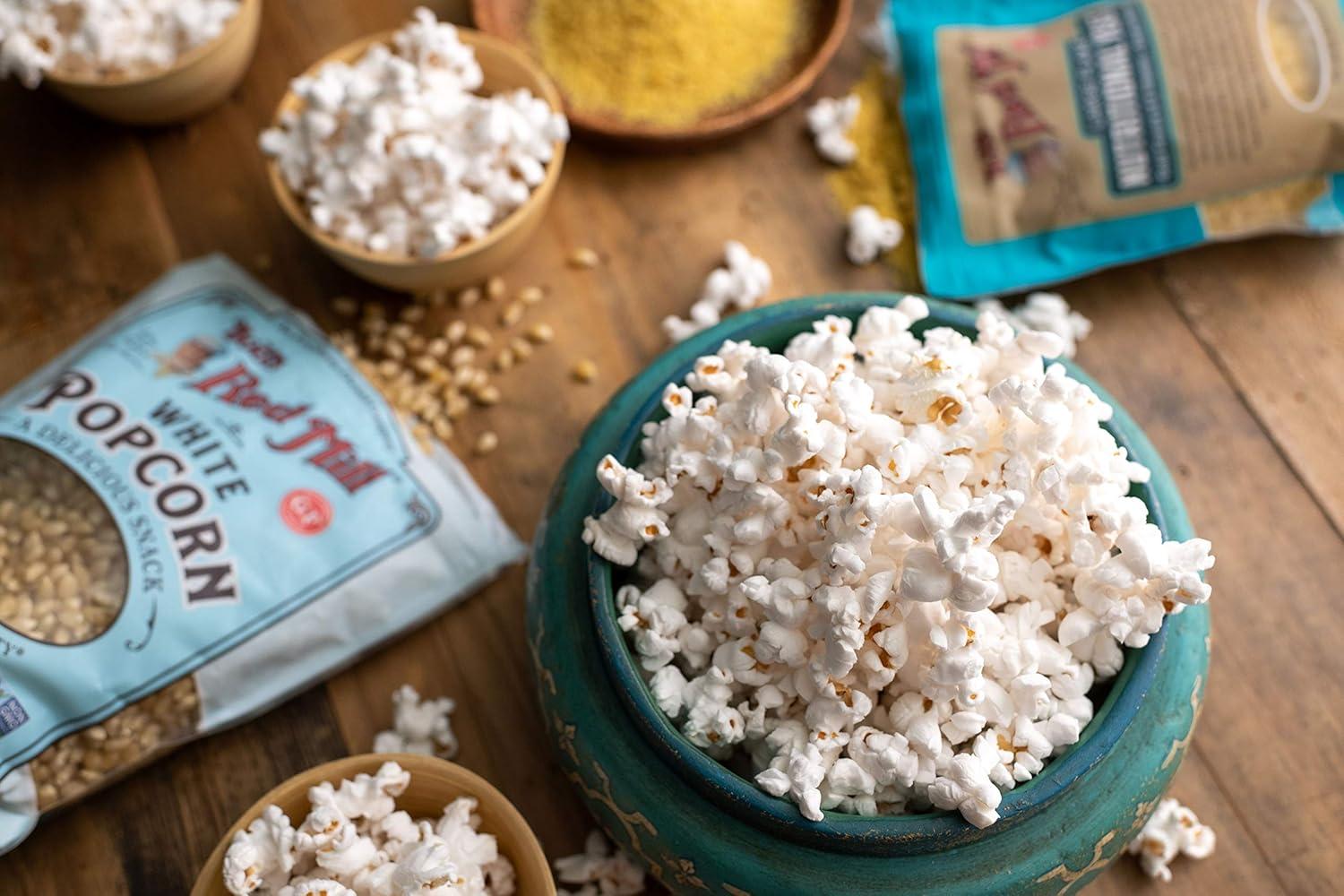 imageBobs Red Mill White Popcorn 30oz Pack of 4 Non GMO Whole Grain Vegan KosherResealable