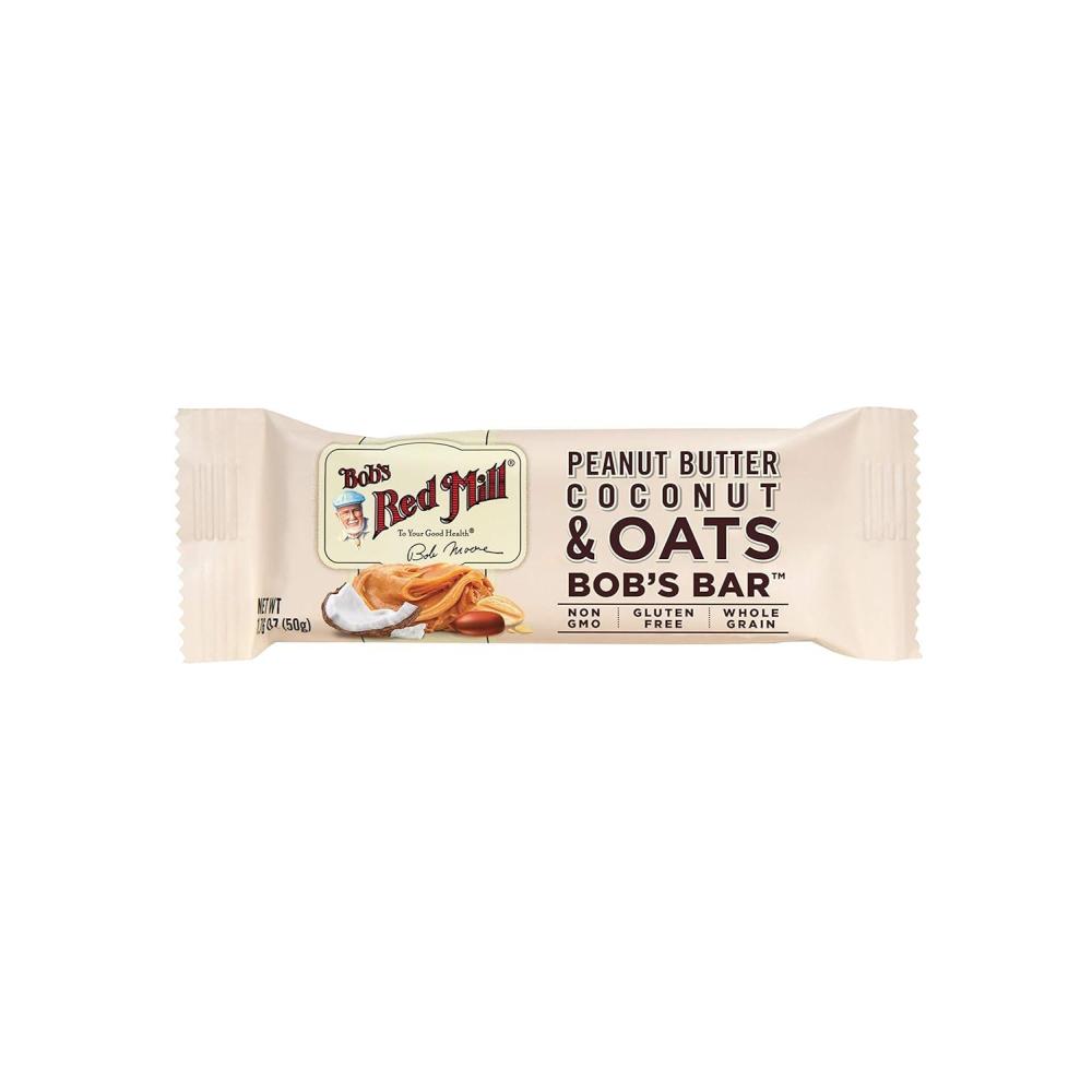 imageBobs Red Mill 12pk Peanut Butter Jelly amp Oats Bar 12 bars Pack of 1  Non GMO Gluten Free KosherCoconut