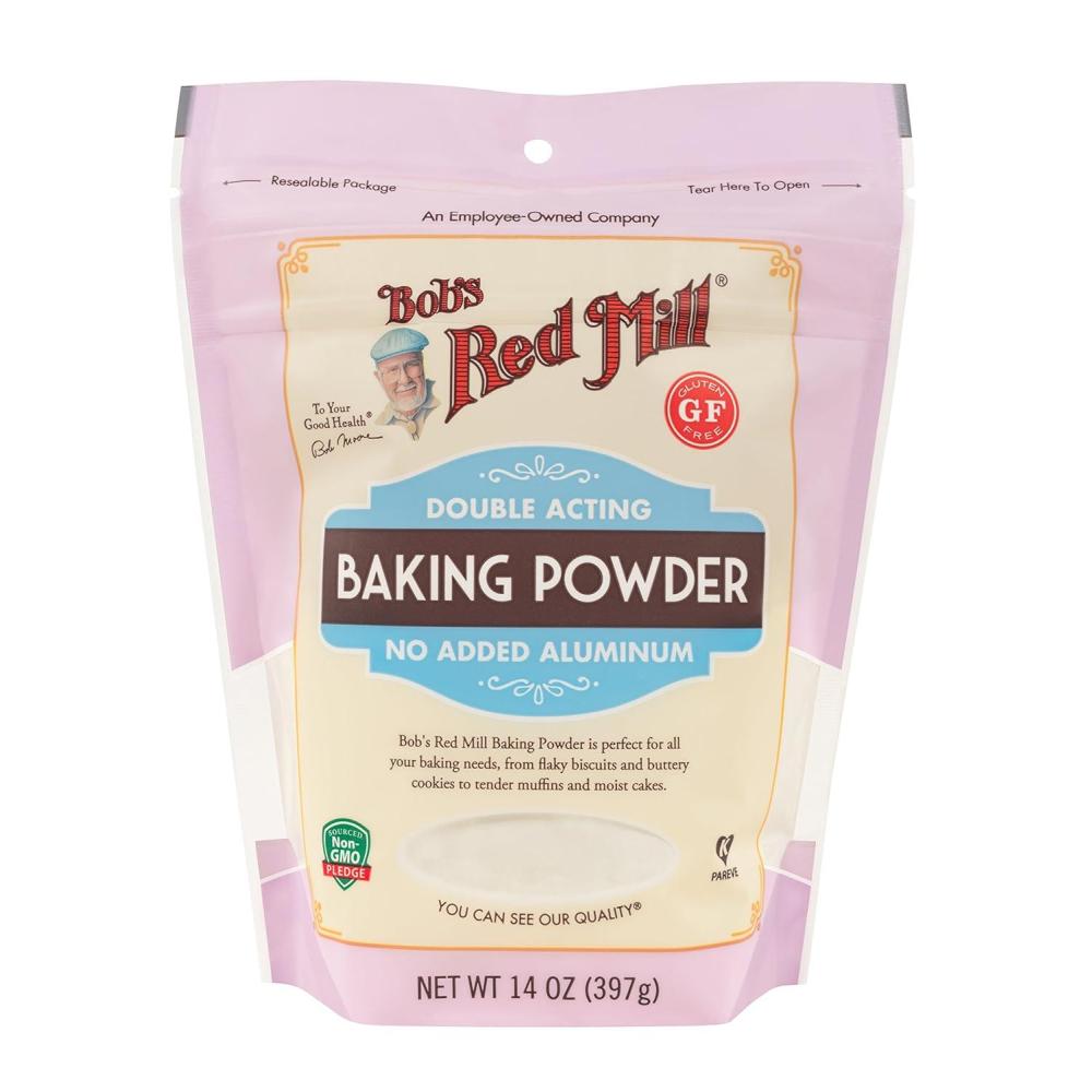 imageBobs Red Mill Baking Powder 14oz Pack of 4  Gluten Free Vegan Kosher14 Ounce Pack of 1
