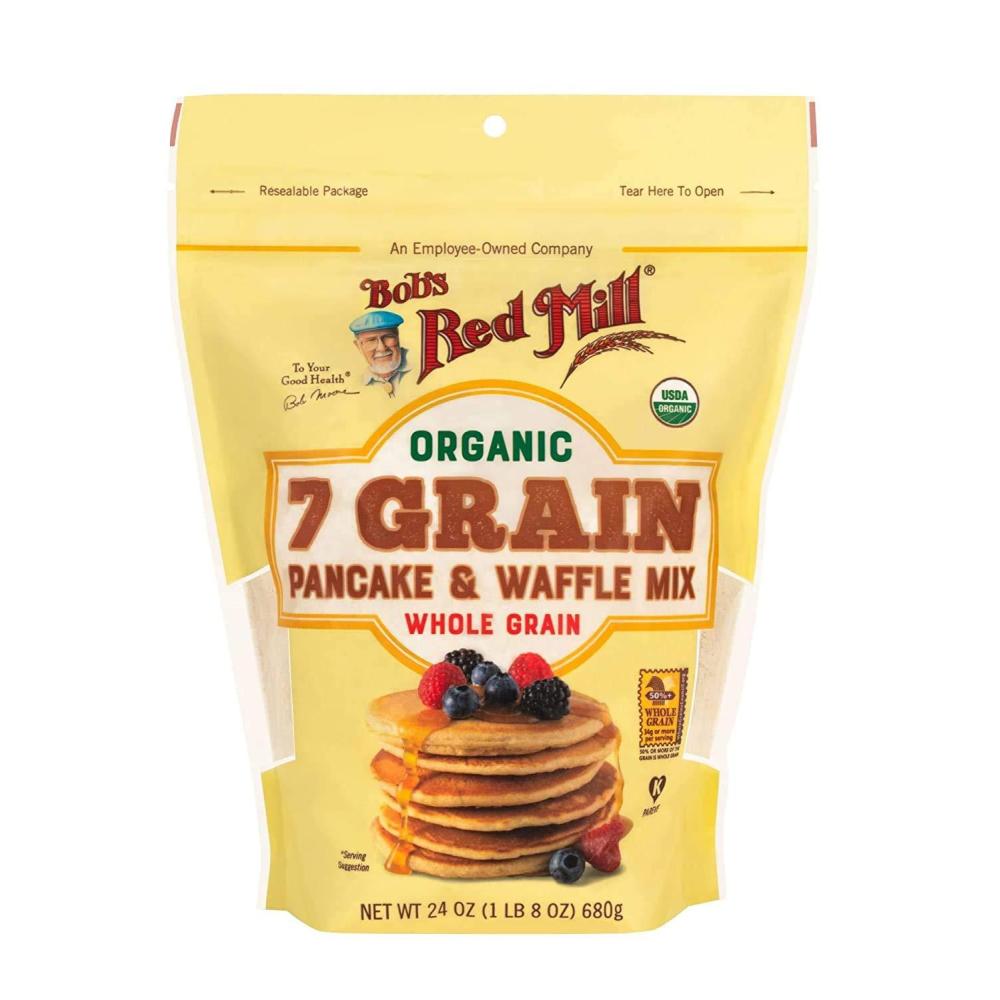 imageBobs Red Mill Buckwheat Pancake amp Waffle Mix 24oz Pack of 1 High Fiber KosherWheat
