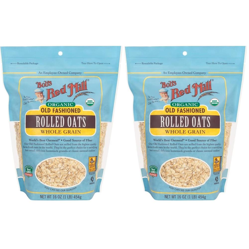 imageBobs Red Mill Gluten Free Organic Steel Cut Oats 24oz Pack of 4 Non GMO Whole Grain Vegan Kosher16 Ounce Pack of 2