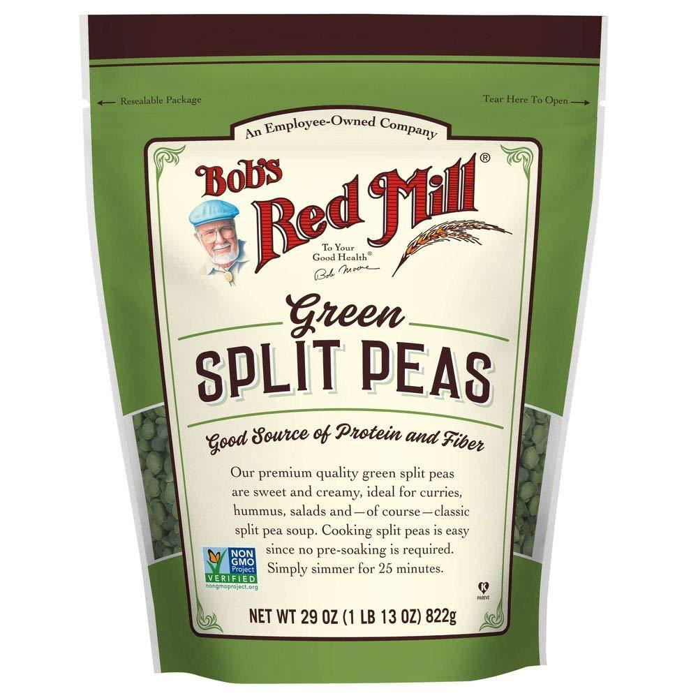 imageBobs Red Mill Green Split Peas 29 Ounce  4 per case