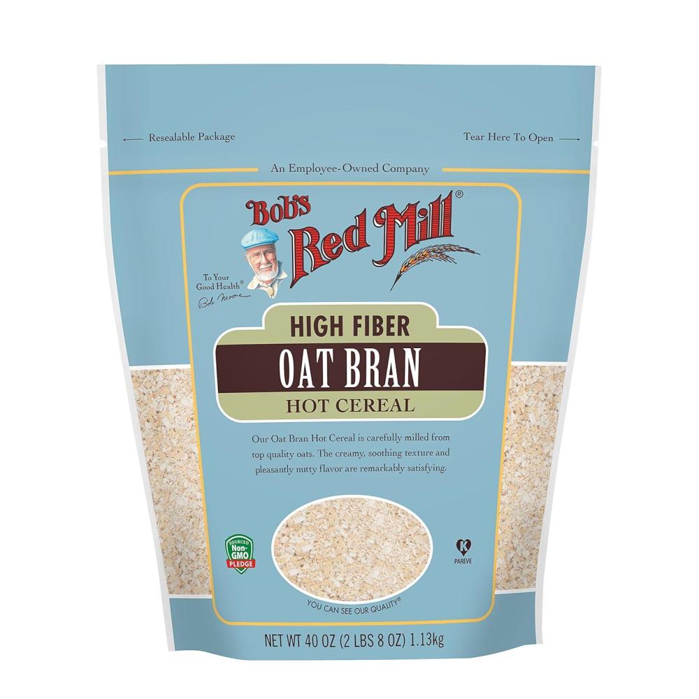 imageBobs Red Mill Oat Bran 18oz Pack of 4  Non GMO Vegan Kosher40 Ounce Pack of 1
