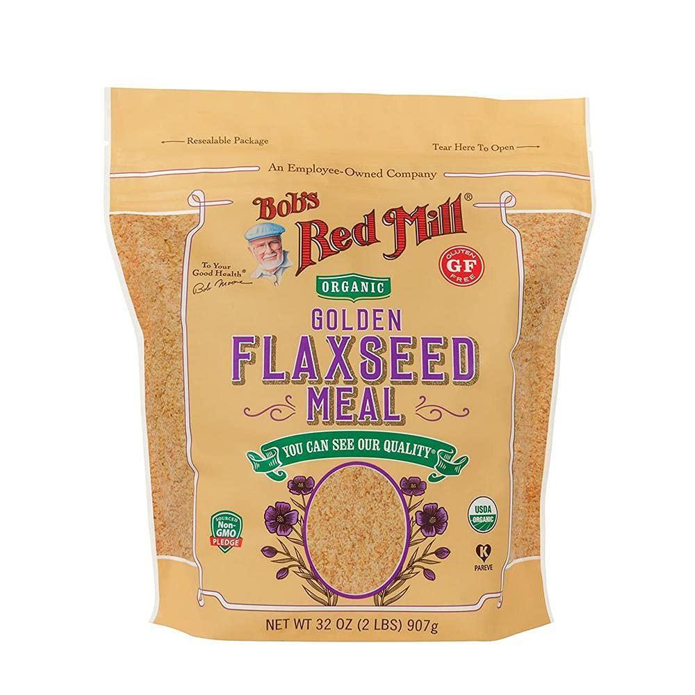 imageBobs Red Mill Organic Flaxseed Meal 32oz Pack of 4 Non GMO Vegan Paleo Friendly Keto Friendly Kosher2 Pound Pack of 1