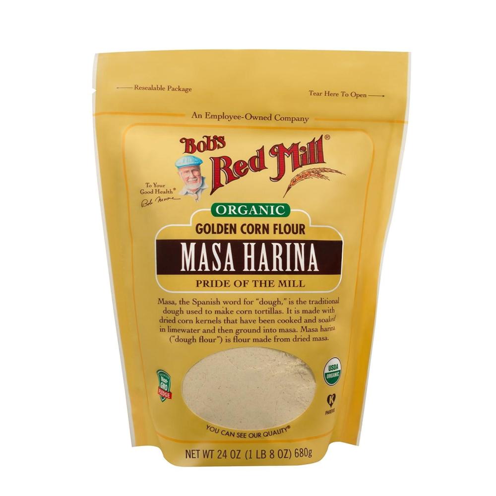 imageBobs Red Mill Organic Masa Harina Flour 24oz Pack of 4  Non GMO Vegan Kosher24 Ounce Pack of 1