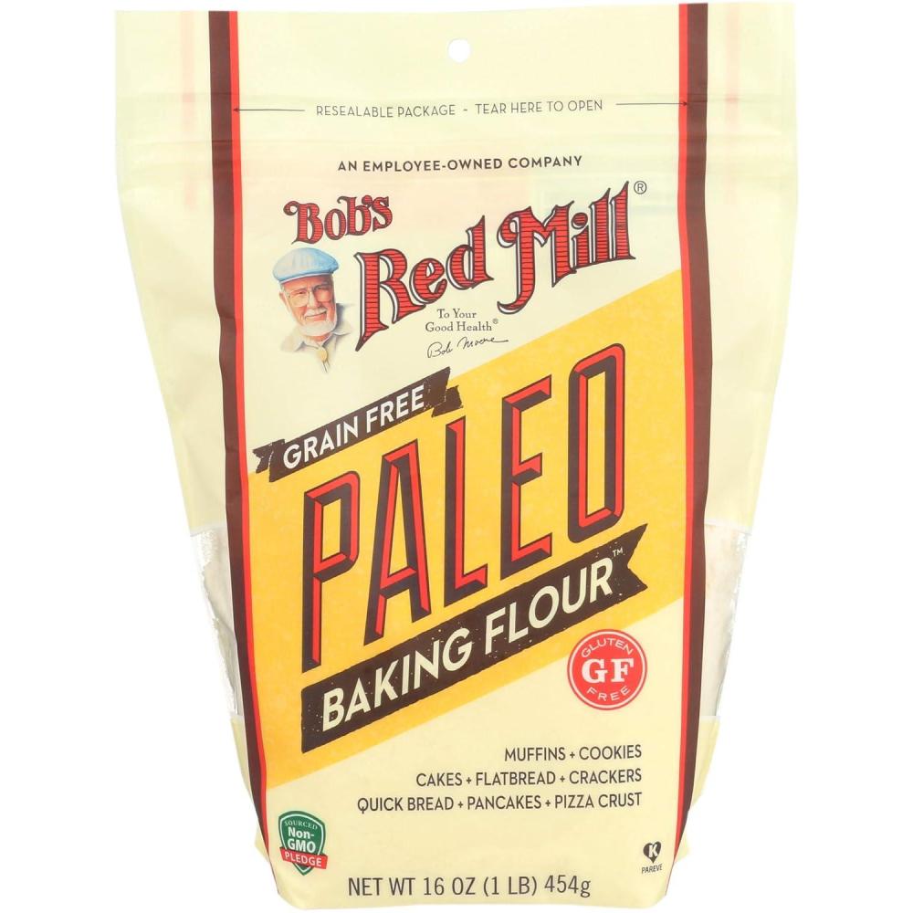 imageBobs Red Mill Paleo Baking Flour 16oz Pack of 4 Gluten Free Non GMO Vegan Paleo Friendly Kosher16 Ounce Pack of 1
