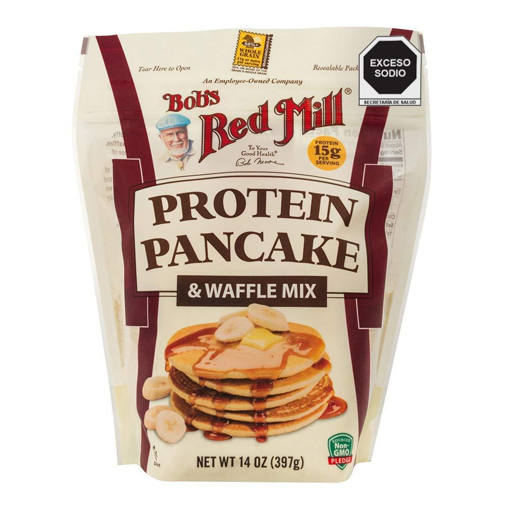 imageBobs Red Mill Protein Pancake 14oz Pack of 4 Non GMO KosherResealable