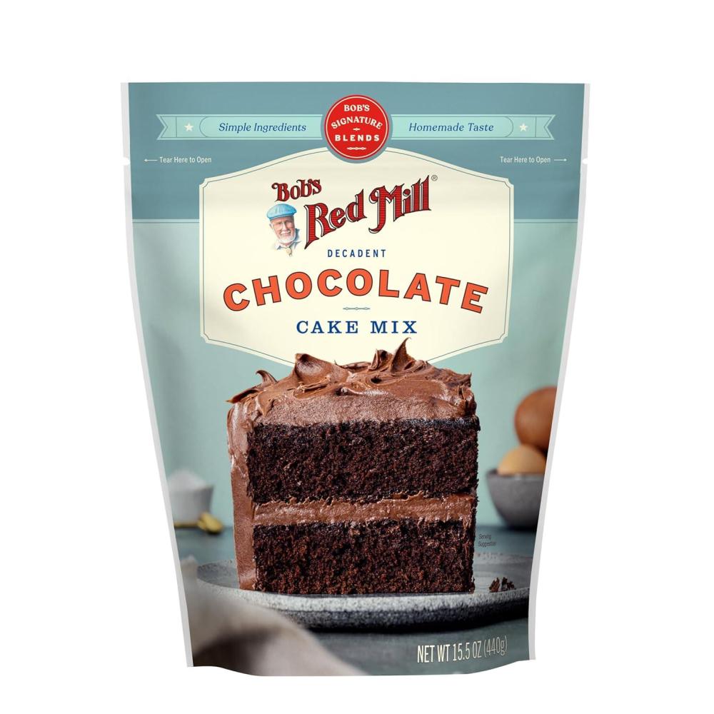 imageBobs Red Mill Signature Chocolate Cake Baking Mix 155oz Pack of 1  Non GMO Kosher