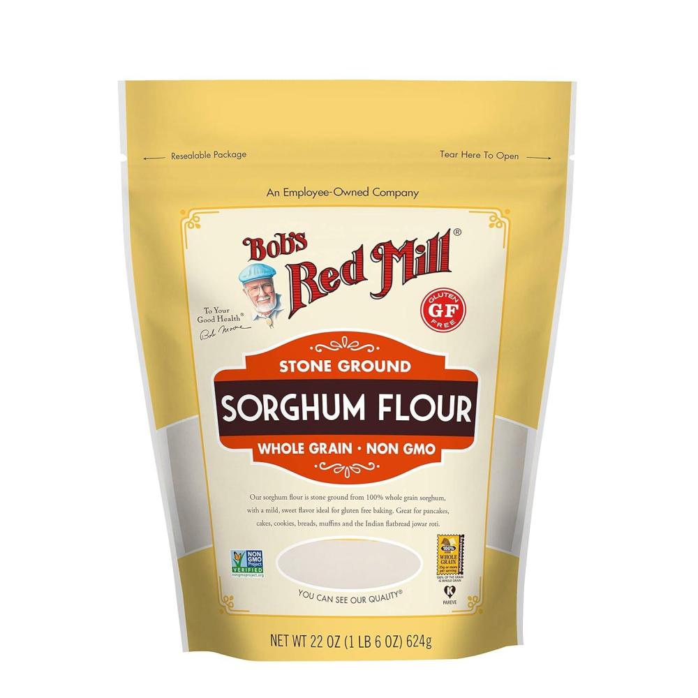 imageBobs Red Mill Sorghum Flour 22oz Pack of 4  Whole Grain Vegan Kosher44 Ounce Pack of 1