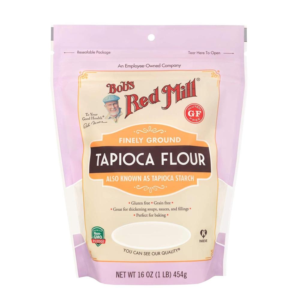 imageBobs Red Mill Tapioca Flour 16oz Pack of 4 Non GMO Vegan Paleo Friendly KosherResealable