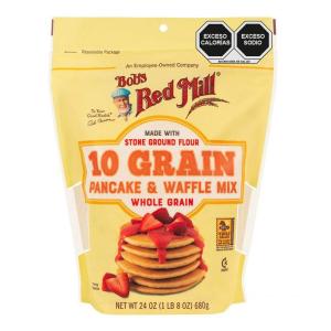 Bob’s Red Mill 10 Grain Pancake Mix, 24oz (Pack of 4) – Whole Grain, Kosher(24 Ounce (Pack of 1))