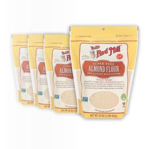 Bob’s Red Mill Almond Flour, 16oz (Pack of 4) – Non GMO, Vegan, Paleo Friendly, Keto Friendly Friendly, Kosher(16 Ounce (Pack of 4))