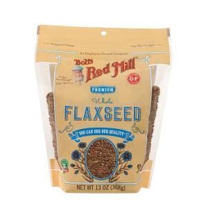 Bob’s Red Mill Brown Flaxseeds, 13oz (Pack of 4) – Non GMO, Gluten Free, Vegan, Paleo Friendly, Raw, Sproutable, Kosher(13 Ounce (Pack of 1))