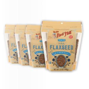Bob’s Red Mill Brown Flaxseeds, 13oz (Pack of 4) – Non GMO, Gluten Free, Vegan, Paleo Friendly, Raw, Sproutable, Kosher(13 Ounce (Pack of 4))