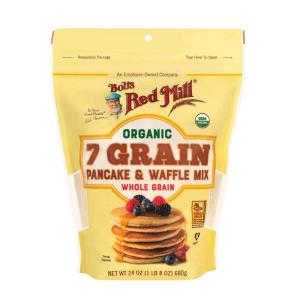 Bob’s Red Mill Buckwheat Pancake & Waffle Mix, 24oz (Pack of 1) – High Fiber, Kosher(Wheat)