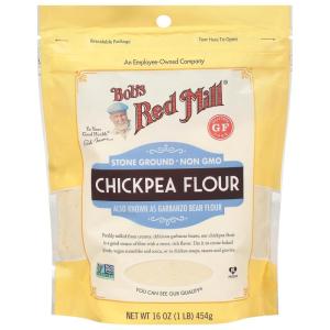 Bob’s Red Mill Chickpea Flour, 16oz (Pack of 4) – Non GMO, Vegan, Keto Friendly Friendly, Kosher(16 Ounce (Pack of 1))