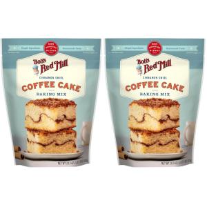 Bob’s Red Mill Cinnamon Swirl Coffee Cake Baking Mix – 18.5 oz Bag (Pack of 4), Simple Clean Ingredients, Homemade Taste, Non-GMO(18.5 Ounce (Pack of 2))