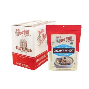 Bob’s Red Mill Creamy Wheat Hot Cereal, 24oz (Pack of 4) – Vegan, Kosher