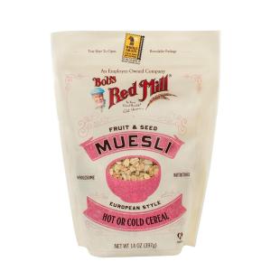 Bob’s Red Mill Fruit & Seed Muesli, 14oz (Pack of 4) – Non GMO, Whole Grain, Kosher(14 Ounce (Pack of 1))