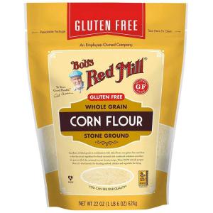 Bob’s Red Mill Gluten Free Corn Flour, 22oz (Pack of 4) – Gluten Free, Whole Grain, Vegan, Kosher(22 Ounce (Pack of 1))