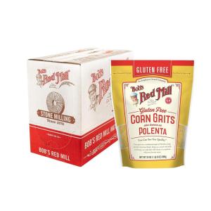 Bob’s Red Mill Gluten Free Corn Grits/Polenta, 24oz (Pack of 4) – Gluten Free, Vegan, Kosher(24 Ounce (Pack of 4))