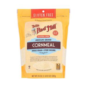 Bob’s Red Mill Gluten Free Cornmeal, 24oz (Pack of 4) – Gluten Free, Vegan, Whole Grain, Kosher(1.5 Pound (Pack of 3))