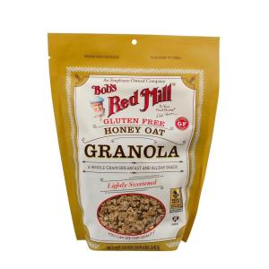 Bob’s Red Mill Gluten Free Honey Oat Granola, 12oz (Pack of 4) – Gluten Free, Whole Grain, Kosher(Honey)