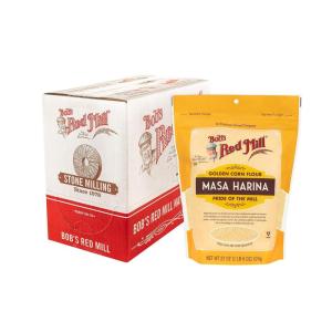 Bob’s Red Mill Golden Masa Harina Corn Flour, 22oz (Pack of 4) – Vegan, Kosher(22 Ounce (Pack of 4))