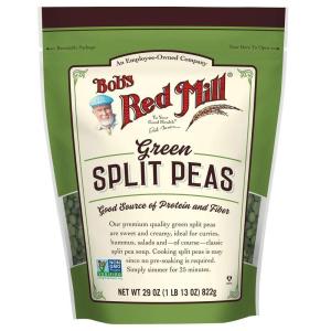 Bobs Red Mill Green Split Peas, 29 Ounce – 4 per case.