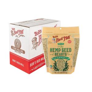 Bob’s Red Mill Hemp Seeds Hulled, 8oz (Pack of 5) – Non GMO, Vegan, Paleo Friendly, Keto Friendly, Kosher(8 Ounce (Pack of 5))