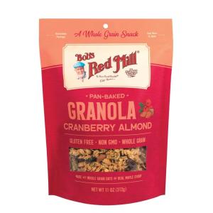 Bob’s Red Mill Maple Sea Salt Granola, 11oz (Pack of 6) – Non GMO, Whole Grain, Kosher(Cranberry Almond)