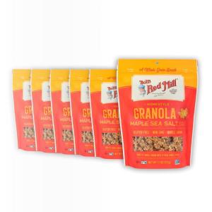 Bob’s Red Mill Maple Sea Salt Granola, 11oz (Pack of 6) – Non GMO, Whole Grain, Kosher(Maple Sea Salt)