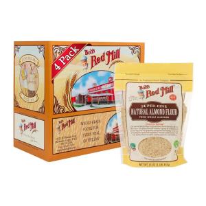 Bob’s Red Mill Natural Almond Flour, 16oz (Pack of 4) – Non GMO, Vegan, Paleo Friendly, Keto Friendly, Kosher(16 Ounce (Pack of 4))