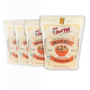 Bob’s Red Mill Old Country Style Muesli, 40oz (Pack of 4) – Non GMO, Whole Grain, Vegan, Kosher(40 Ounce (Pack of 4))